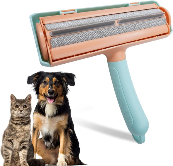 Pet Hair Remover And Reusable Lint Roller Cat And Dog Hair Remover For Furniture, Couch, Carpet, Clothing And Bedding - Portable, Multi-Surface Fur Removal Tool