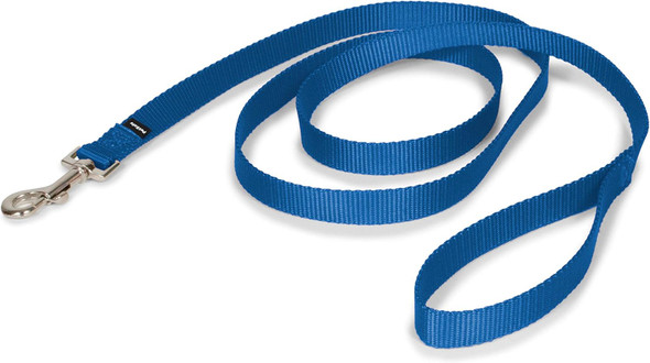 Petsafe Nylon Dog Leash - Strong, Durable, Traditional Style Leash With Easy To Use Bolt Snap - 3/4 In. X 6 Ft., Royal Blue