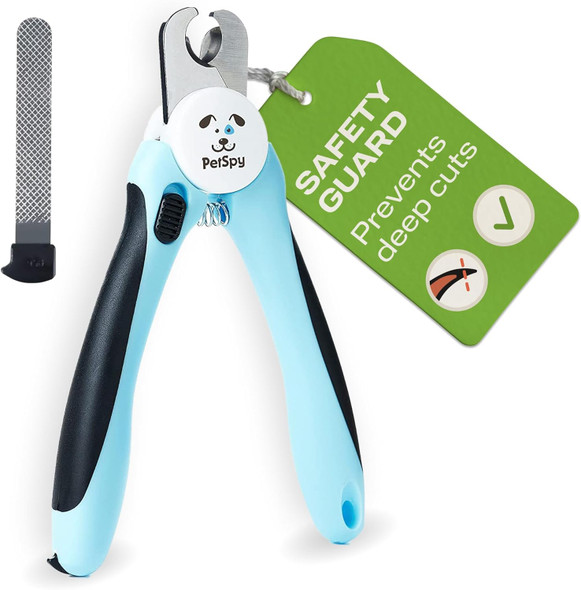 Petspy Best Dog Nail Clippers And Trimmer With Quick Sensor - Razor Sharp Blades, Safety Guard To Avoid Overcutting, Nail File - Start Professional & Safe Pet Grooming At Home Petspy Best Dog Nail Clippers And Trimmer With Quick Sensor - Razor Sharp Blades, Safety Guard To Avoid Overcutting, Nail File - Start Professional & Safe Pet Grooming At Home