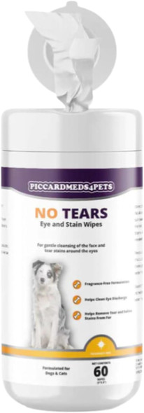 No More Tears Eye And Stain Wipes 60Ct