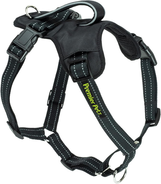 No Pull Comfort Harness - Medium, Adjustable Fit For Dogs 30-70 Lbs, Reflective Stitching, Padded Handle For Extra Control, Front Leash Attachment