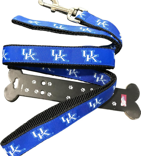 Collegiate Dog Leash (Kentucky, 6 Foot X 5/8 Inch)