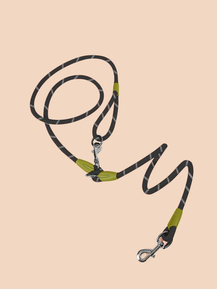 Qwinee Hands Dog Leash Dog Training Leash Strong Rope Leash For Small Medium Large Dogs Black One Size