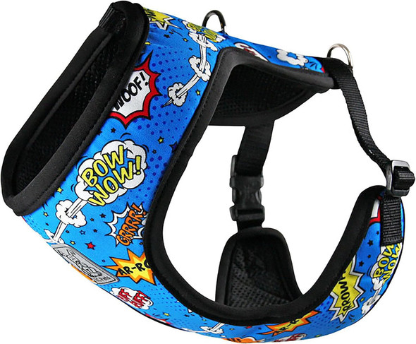Rc Pet Products Cirque Soft Walking Dog Harness, Large, Comic Sounds