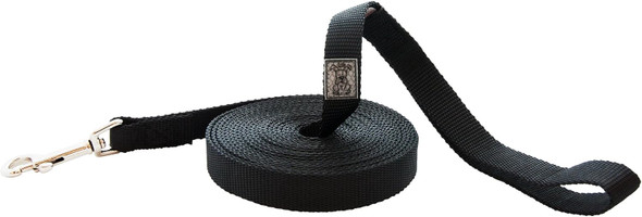 Rc Pet Products 3/4-Inch Training Leash, 30 Feet, Black