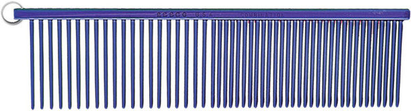 Professional Anti-Static Best Dog, Cat, Pet Grooming Comb, Medium/Coarse Tooth Spacing, 1.5-Inch Pins, Candy Blue