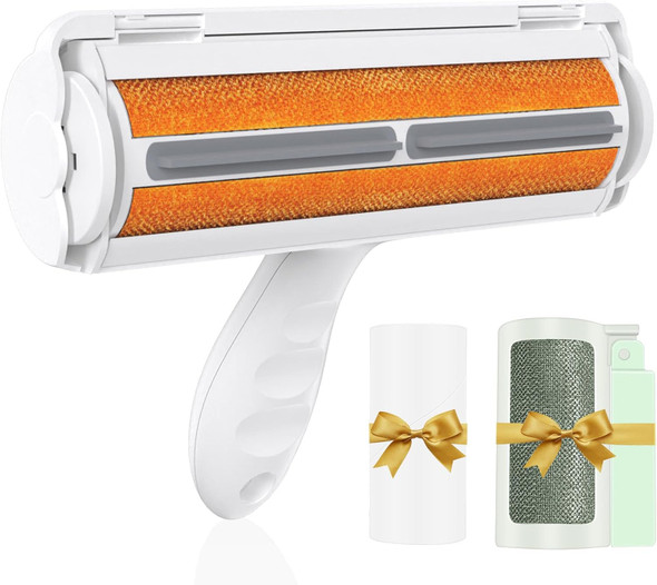 Pet Hair Remover - Reuseable Dog Hair Remover - Riongxi Cat Hair Remover - Pet Fur Removal Roller For Furniture, Carpets, Bedding, Clothes, Sofas, Car Seats, Lint Rollers For Pet Hair