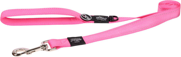 Reflective Dog Leash For Extra Large Dogs, 1 Wide, 6' Long, Pink Reflective Dog Leash For Extra Large Dogs, 1 Wide, 6' Long, Pink