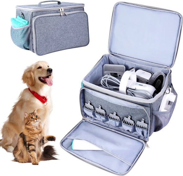 Storage Carry Bag For Dog Vacuum Brush,Pet Grooming Supplies Organizer Protective Tote Bag For Dog Hair Vacuum Groomer,Travel Carrying Case For Pet Grooming Kit Dog Grooming Vacuum Holder(Bag Only) Storage Carry Bag For Dog Vacuum Brush,Pet Grooming Supplies Organizer Protective Tote Bag For Dog Hair Vacuum Groomer,Travel Carrying Case For Pet Grooming Kit Dog Grooming Vacuum Holder(Bag Only)