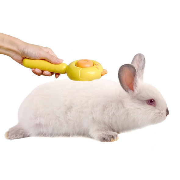 Pet Hair Brush With Release Button Dog Hair Cleaner Brush Collecting Float Hair Self Cleaning Comb For Shedding Rabbit Grooming Brushes For Indoor Cat Puppy Bunny Hair Deshedding Brushing Comb