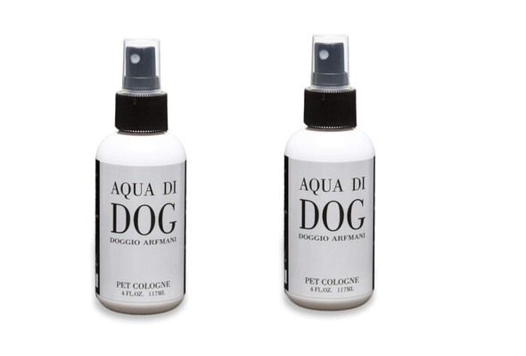 By Nature Labs Designer Pet Colognes, Pet Fragrances For The Best Smellers. (2) 4Oz Bottles (Aqua Di Dog)