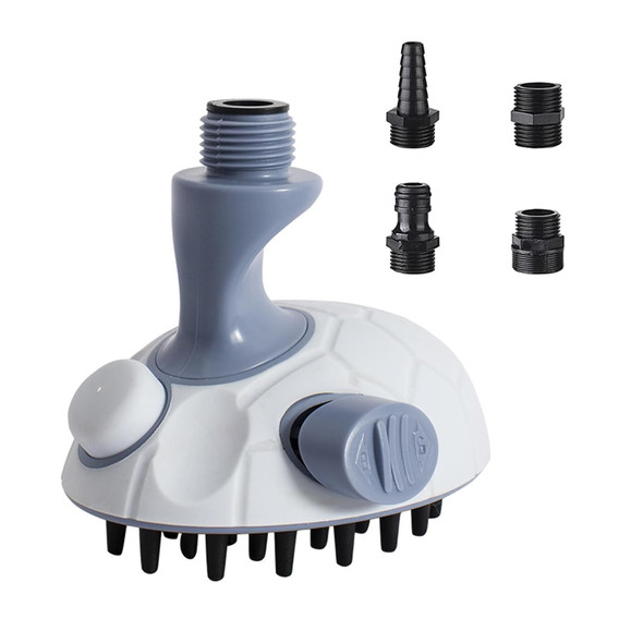 Dog Shower Scrubber Head With Dispenser, 3 In 1 Bath Grooming Brush For Washing Hose Attachment, Soft Silicone Bristle For Long Short Haired Pets