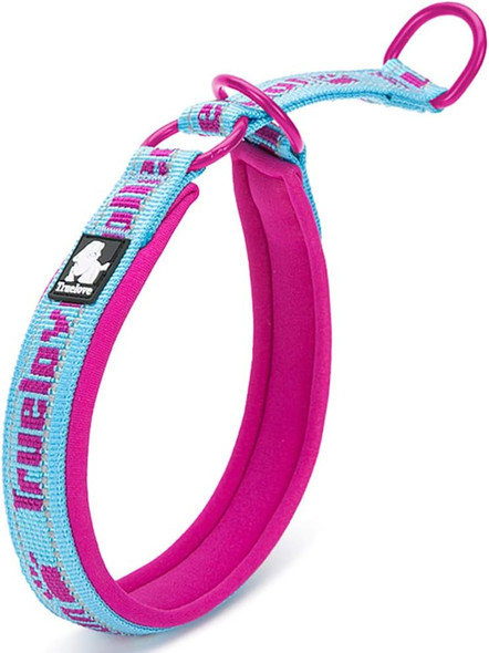 Nylon Dog Choke Collar, Pink, Small