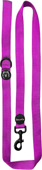 Shawnco Dream Walk Dog Leash- Premium, Nylon Pet Leash With Soft Neoprene Handle For Small, Medium And Large Dogs (Orchid, Medium/Large)