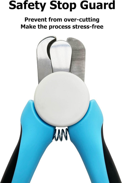 Dog Nail Clippers, Cat Nail Trimmer, Nail Clippers For Dogs & Cats Paw, Pet Toenail Clipper For Medium Large Dogs With Nail File, Claw Grooming Clippers With Safety Guard