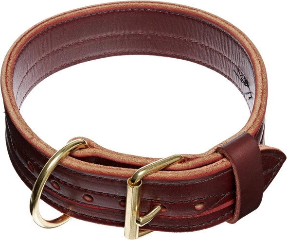 Ray Allen Mfg Signature K9 Heavy Leather Agitation Felt Collar
