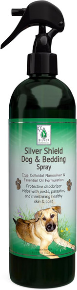 Silver Shield Dog & Bedding Spray All Natural Colloidal Silver Dog Hygiene Spray