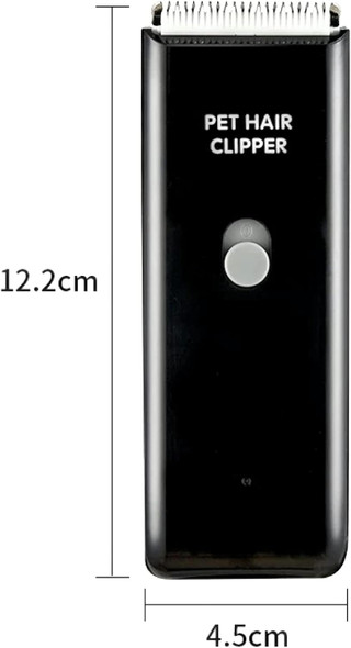 Dog Clippers, Low Noise Dog Grooming Clipper, Usb Rechargeable Cordless Dog Grooming Kit, Electric Hair Trimmer Shaver For Cats And Dogs…(Black)
