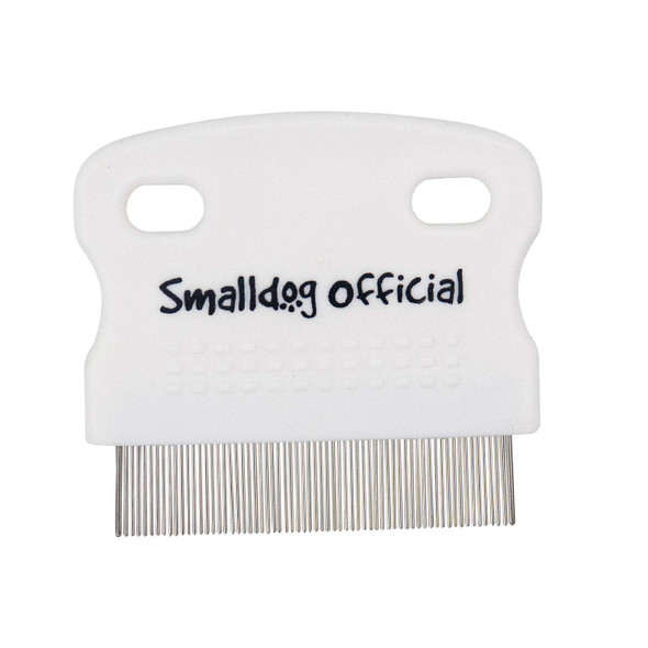 Tear Stain Remover - Fine Tooth Metal Comb To Clean Dogs Eye Boogers - Steel Pet Cleaner And Grooming Accessories - Care For Small Dog Breeds Like Shih Tzu, Poodle, Yorkie, Goldendoodle And More