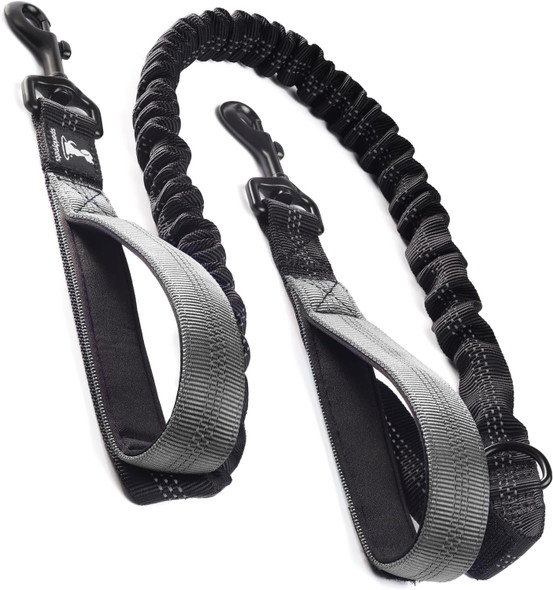 Sparklypets Dog Leash For Medium And Large Dogs - Professional Harness With Reflective Stitches For Training, Walking, Jogging And Running Your Pet Blue