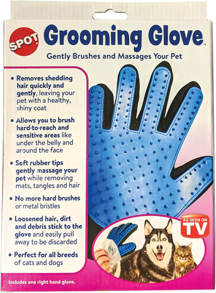 Spot Grooming & Shedding Glove 9