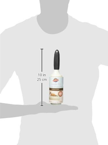 Jumbo Extra Sticky, Adhesive Lint Roller Pet Cat & Dog Hair Remover For Clothes And Furniture, 60 Sheet Ct