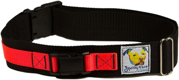 Hands Dog Leash Belt - Medium-Large - Neon Orange