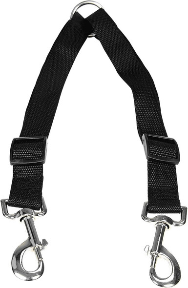 No Tangle Dog Leash Coupler, Dual Double Dog Adjustable Splitter Lead Sturdy Walker Trainer Leash For Two Dogs…