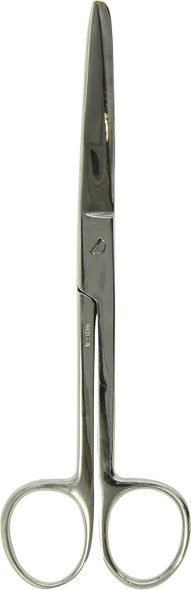 Surgical Scissors S/B 6.5-Inch Curved Stainless Steel Curved Beveled Edge