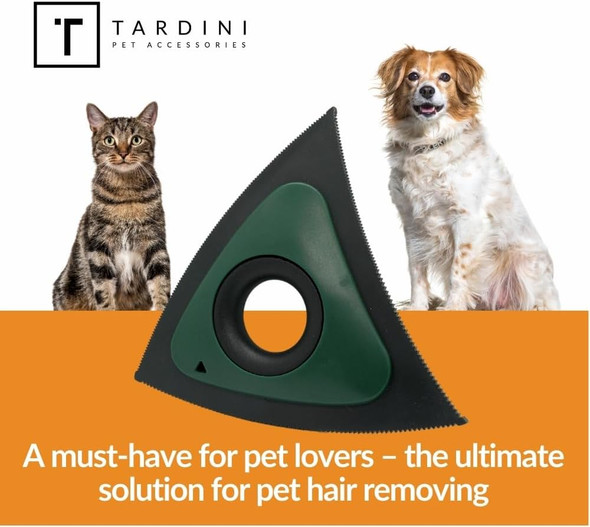Pet Hair Detailer For Car & Home- Pet Hair Remover Interior Car Detailing Kit- Cat & Dog Hair Removal Tool- Car Cleaning Kit- Washable Pet Hair Removal Tool For Couch, Furniture, Carpet (Black-Green)