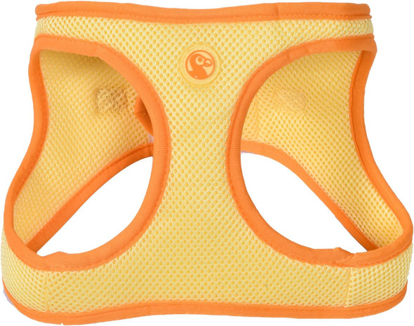 The Dodo Yellow Dog Harness, Size Small Easy Step-In Harness For Dogs Breathable Mesh Fabric Snap-Together, Pinch Release Buckle, Ring For Leash Attachment Everyday Pet Apparel
