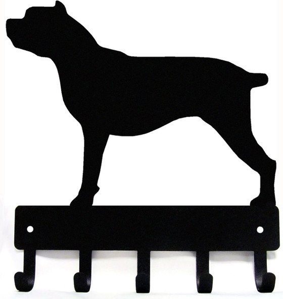 Cane Corso Key Holder & Leash Hanger For Wall - Large 9 Inch Wide With 5 Hooks - Made In Usa