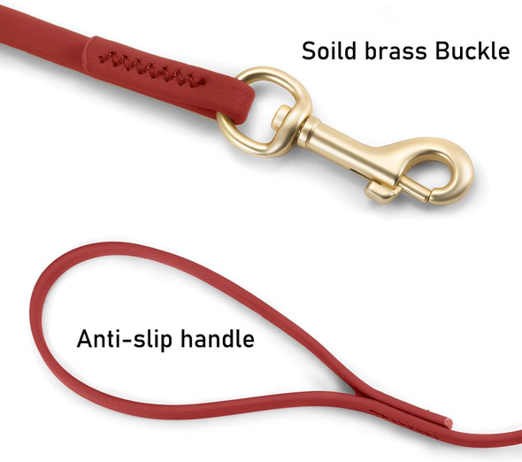 Waterproof Dog Training Leash Dog Long Leash Lead - 5Ft/10Ft/16Ft/20Ft /30Ft/33Ft, Suitable For Small Medium And Large Dogs, Ideal For Outdoor Beach Walks Or Play Camping