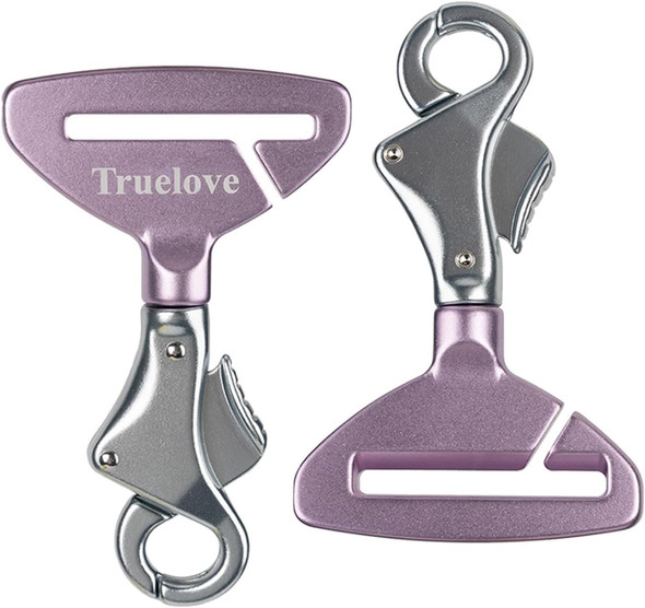 Truelove Vehicle Seat Belt Safety Buckle Lock, Dog Seat Belt Clip Universal Dog Car Restraint - Dog Seatbelt Lock - Portable Vehicle Seatbelt Harness For Pet Car Travel