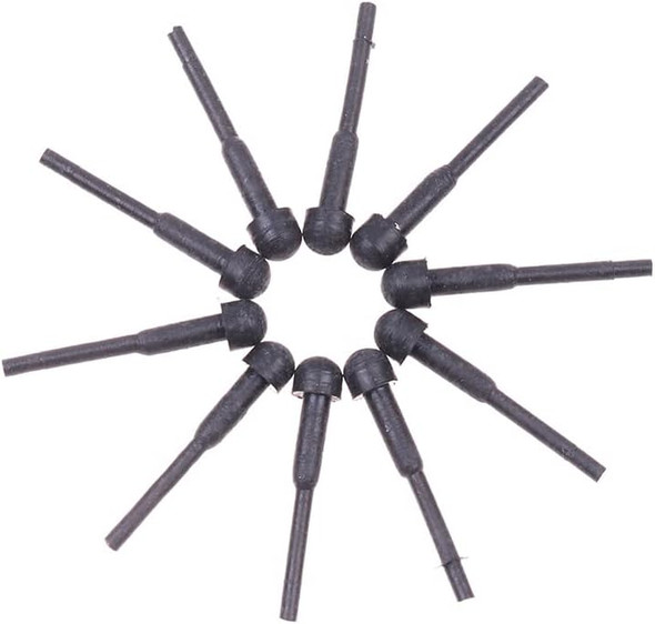 10 Pack Hair Scissor Rubber Silencer Replacement Bumper Barber Shears Stopper Hair Cutting Clipping Cutter Od 3Mm Black Muffler Stick Buffer Bumpers Silicone Grooming Parts Salon Pet Tool