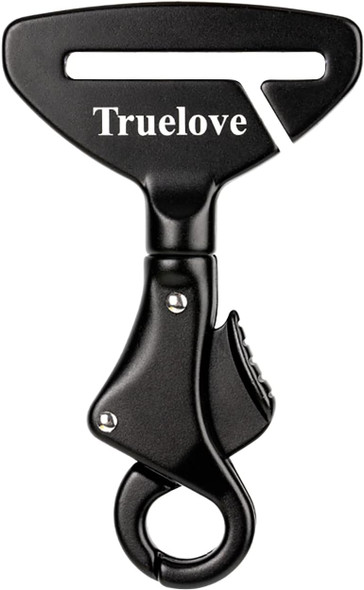 True Love Vehicle Seat Belt Safety Buckle Lock, Fit Pet Harness Dog Car Travel Portable Lightweight