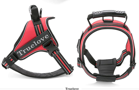 Truelove Dog Harness No-Pull Reflective Stitching Ensure Night Visibility Outdoor Adventure Big Dog Harness Perfect Match Puppy Vest Tlh5753 Now Available In 6 Colors 6 Sizes