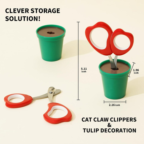 Cat Nail Clipper,Sharp&Safe Cat Nail Trimmer, s Easy To Use And Grip Cat Nail Clippers For Indoor Cats,Professional Cat Claw Clippers For Puppy/Rabbit/Parrot/Guinea Pig, Cat Trimmer Nail