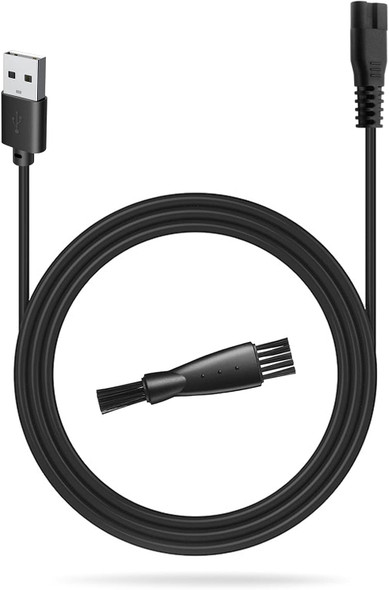 Holdog Dog Clippers Charger, 5V Usb Charging Cable For Holdog Cat Grooming Clippers, Charging Cord Line For Professional Heavy Duty Dog Grooming Clipper With Cleaning Brush, 3.3Ft Power Cord
