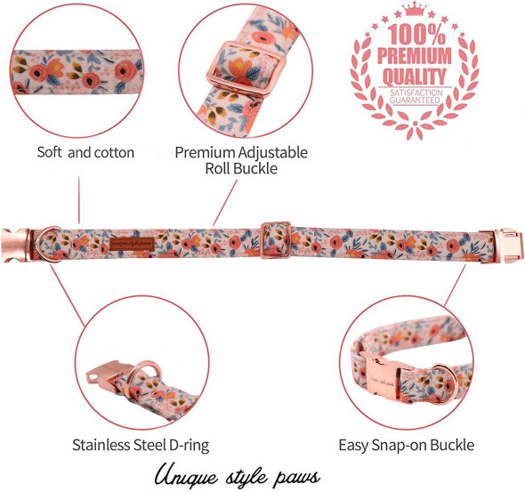 Unique Style Paws Dog Collar Bow Tie Collar Adjustable Collars For Dogs And Cats Small Medium Large