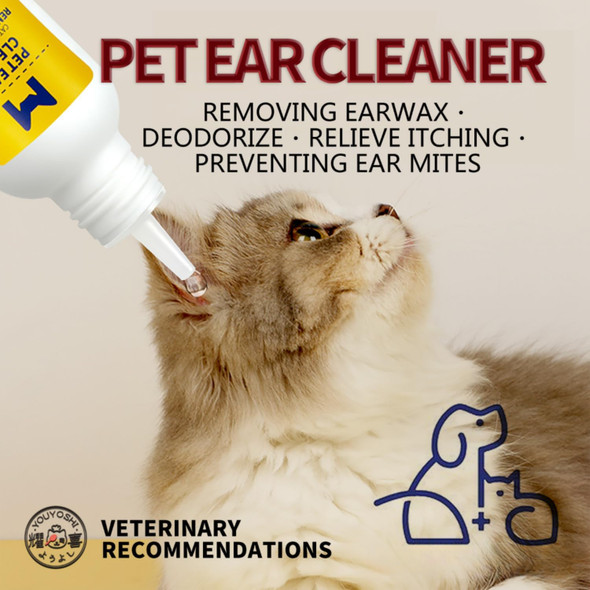 Dog Ear Cleaner,Ear Cleaner For Cats,Cleans Dirt Yeast, Wax, And Bacteria From Pet'S Ears,Soothes Itching,Effective Deodorization,, Mild Formula For Active Enzymes Pet Ear Cleaner(80 Ml/2.71 Fl Oz) Dog Ear Cleaner,Ear Cleaner For Cats,Cleans Dirt Yeast, Wax, And Bacteria From Pet'S Ears,Soothes Itching,Effective Deodorization,, Mild Formula For Active Enzymes Pet Ear Cleaner(80 Ml/2.71 Fl Oz)