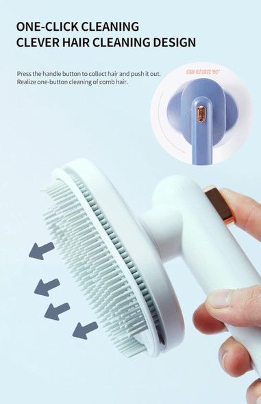 Dog Brush Kit For Shedding 5 In 1 Premium Cat Brush For Grooming Slicker Brush For Dogs Pet Brush Kit Self Cleaning Dog Brush Set Dog Bath Brush Cat Hair Brush Cat Grooming Supplies