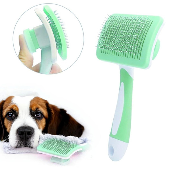 Premium Pet Grooming Kit: Dog Brush, Cat Brush, Bathing Brush Dog, Bathing Brush Cat, Self Cleaning Brush For Grooming Long Or Short Hair Dogs And Cats, With A Toy Lanyard, For Dogs And Cats