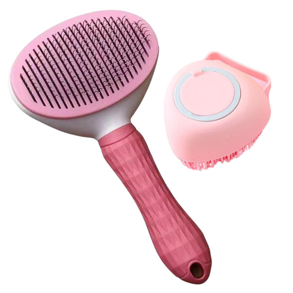 Cat Grooming Brush - Cat Brush For Long Haired Cats - Pet Hair Brush - Pet Brush For Cats - Dog Hair Brush - Slicker Brush For Cats - Dog Grooming Brush - Cat Brushes For Indoor Cats - Pet Brush