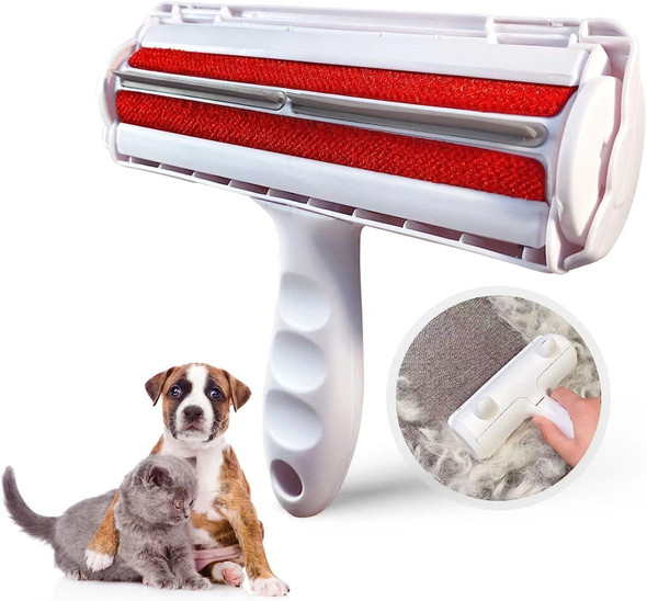 Pet Hair Remover And Reusable Lint Roller - Cat And Dog Hair Remover For Furniture, Multi-Surface Fur Removal Tool, Car Seats And Clothing