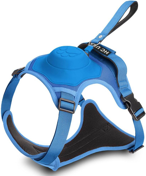 H C Usa No Pull Dog Harness With Dog Leash Retractable – Adjustable Dog Harness For Large Dogs With Integrated Leash - Dog Harness And Leash Set With Anti Slip Soft Handle – Comfortable And Safe