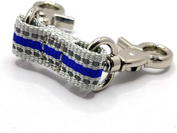 Backup Safety Clip For Small Medium Dog Collar,Prong Collar Clip For Mini Dogs,Double Ended Gentle Slip Collar Clip For Dog Harness Leash