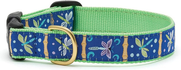 Up Country Dragonfly Pattern (Dog Collar, 1” Width, Small (9 To 15 Inches))