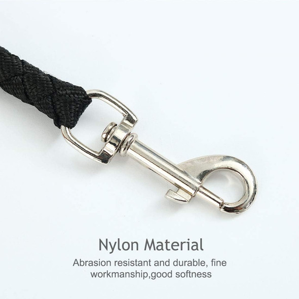 Uxcell Dog Pet Leash Rope Nylon 6 Feet Padded Handle Rope Leashes Dog Walking Training Leash For Medium Large Dogs M Size Black