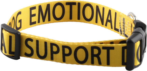 Funny Dog Collar Working Dog Collar Medical Id Tag Emotional Support Dog Over The Collar（Emotional Support Dog）